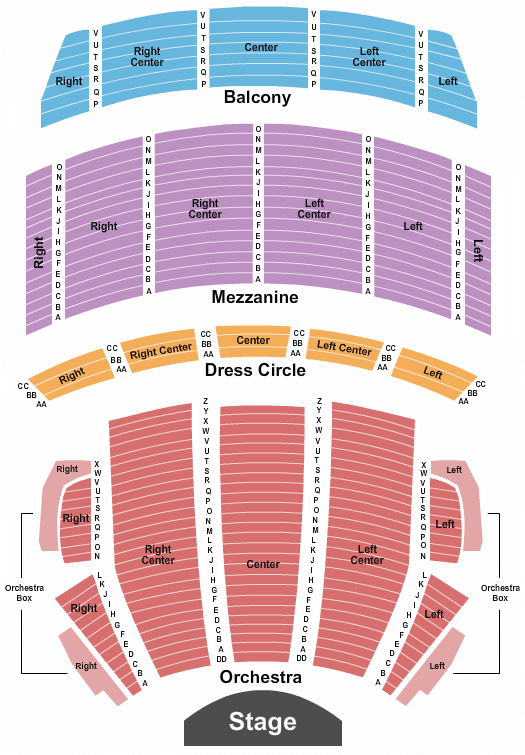 Citizens Bank Opera House Mamma Mia! Seating Chart